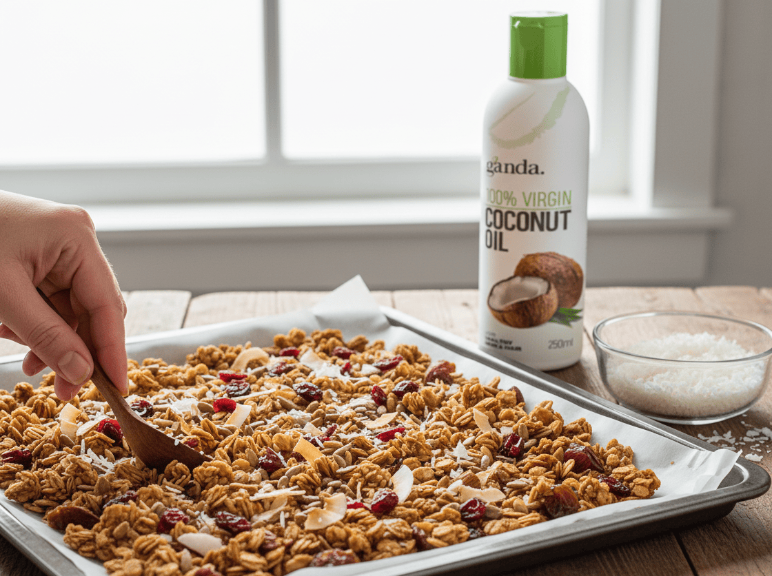 Ganda Coconut Oil Granola